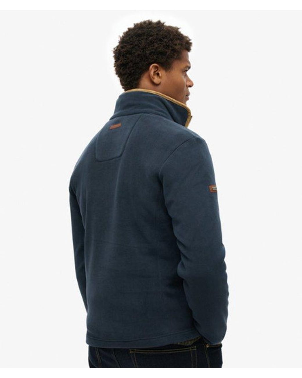 Superdry Blue & Co Estate Half Zip Fleece for men