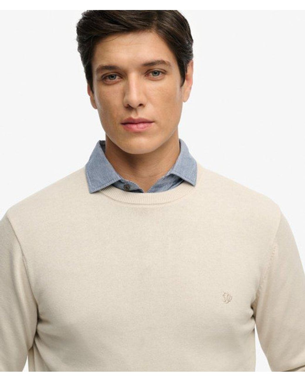 Superdry Natural & Co Essentials Cotton Jumper for men