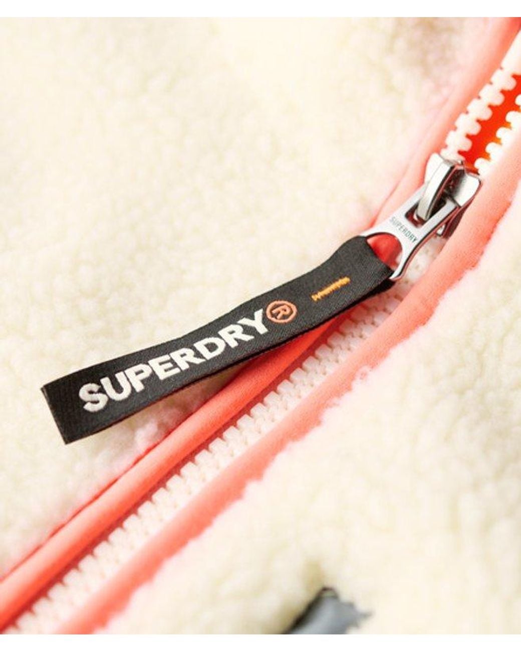 Superdry White & Co Fully Lined Outdoor Half Zip Fleece