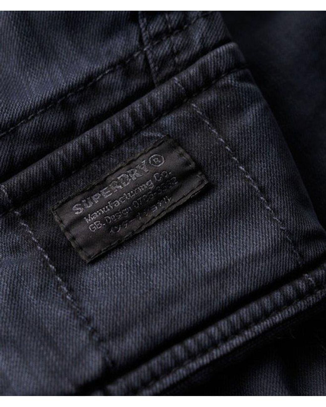 Superdry Blue Core Cargo Shorts for men