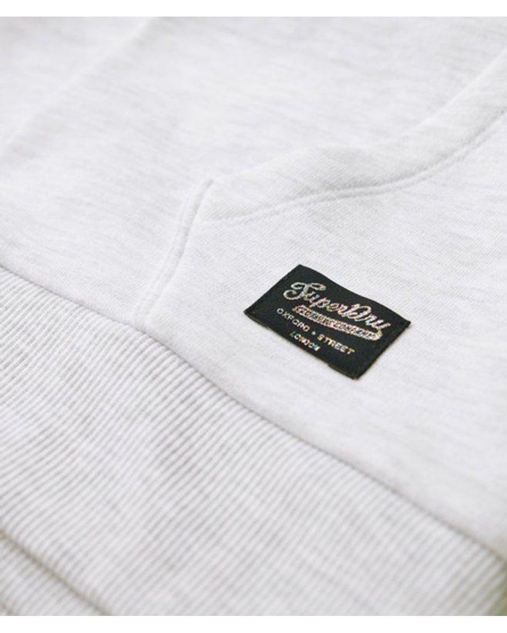Superdry White & Co Vintage Logo Pop Hoodie