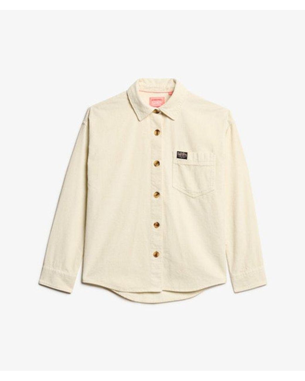Superdry Natural Chunky Cord Overshirt
