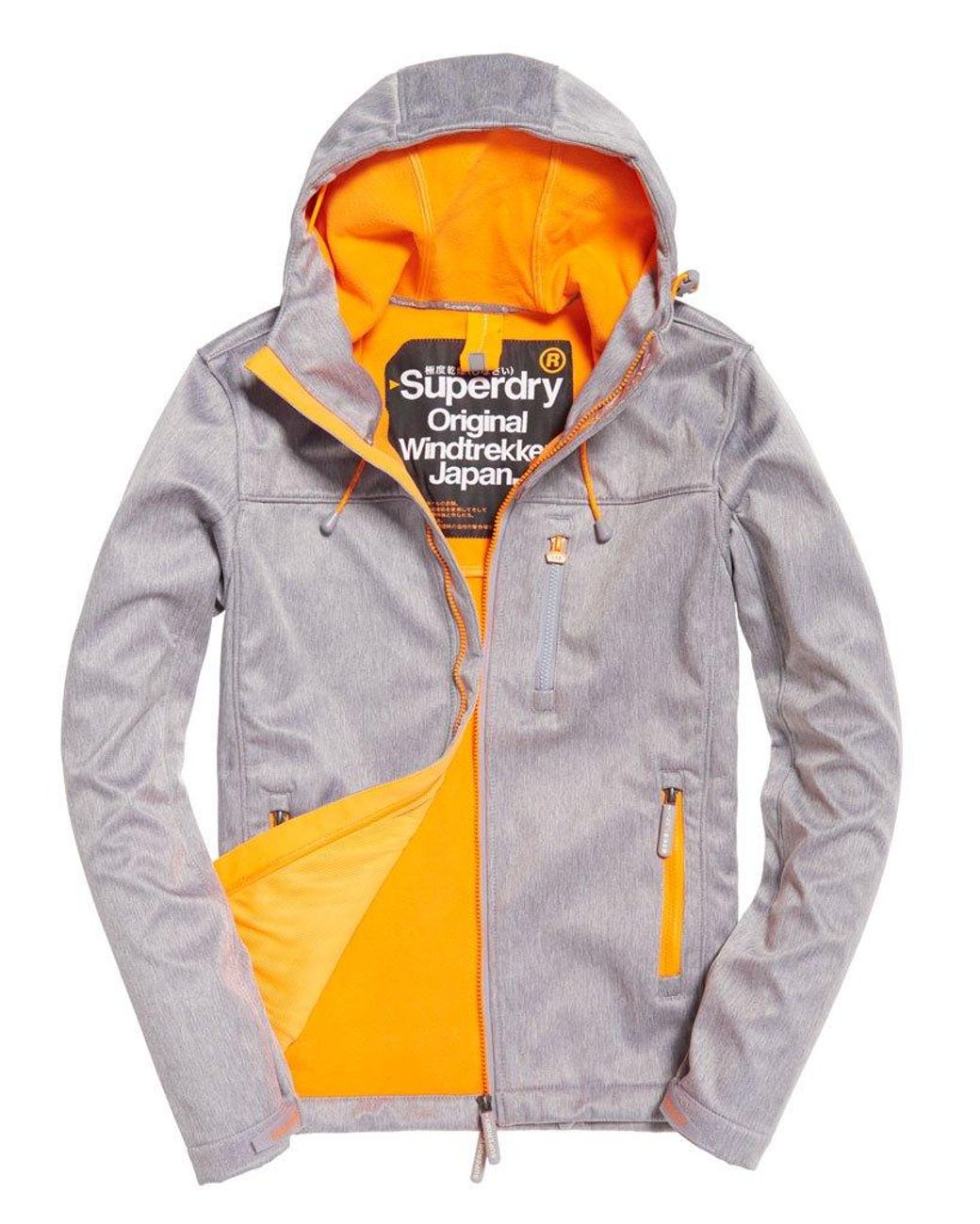Superdry Hooded Sd-windtrekker Jacket Light Grey in Gray for Men | Lyst
