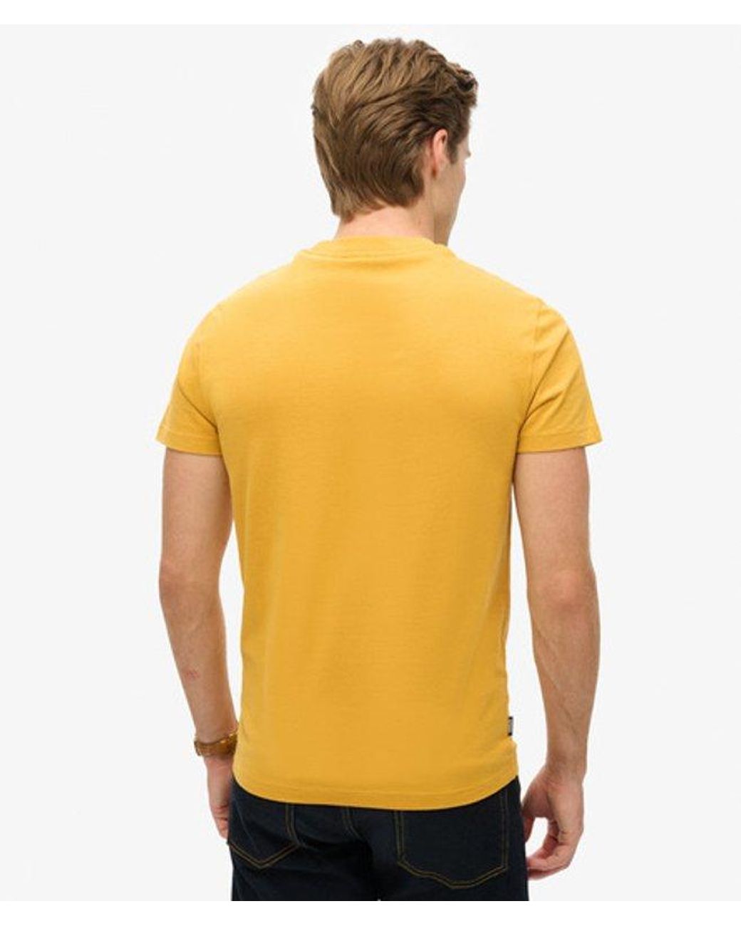 Superdry Yellow & Co Essential Logo T-shirt for men