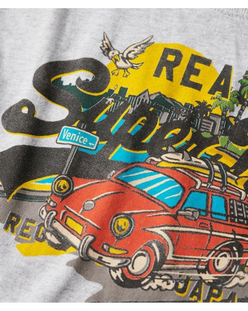 Superdry Gray La Graphic Relaxed Tee