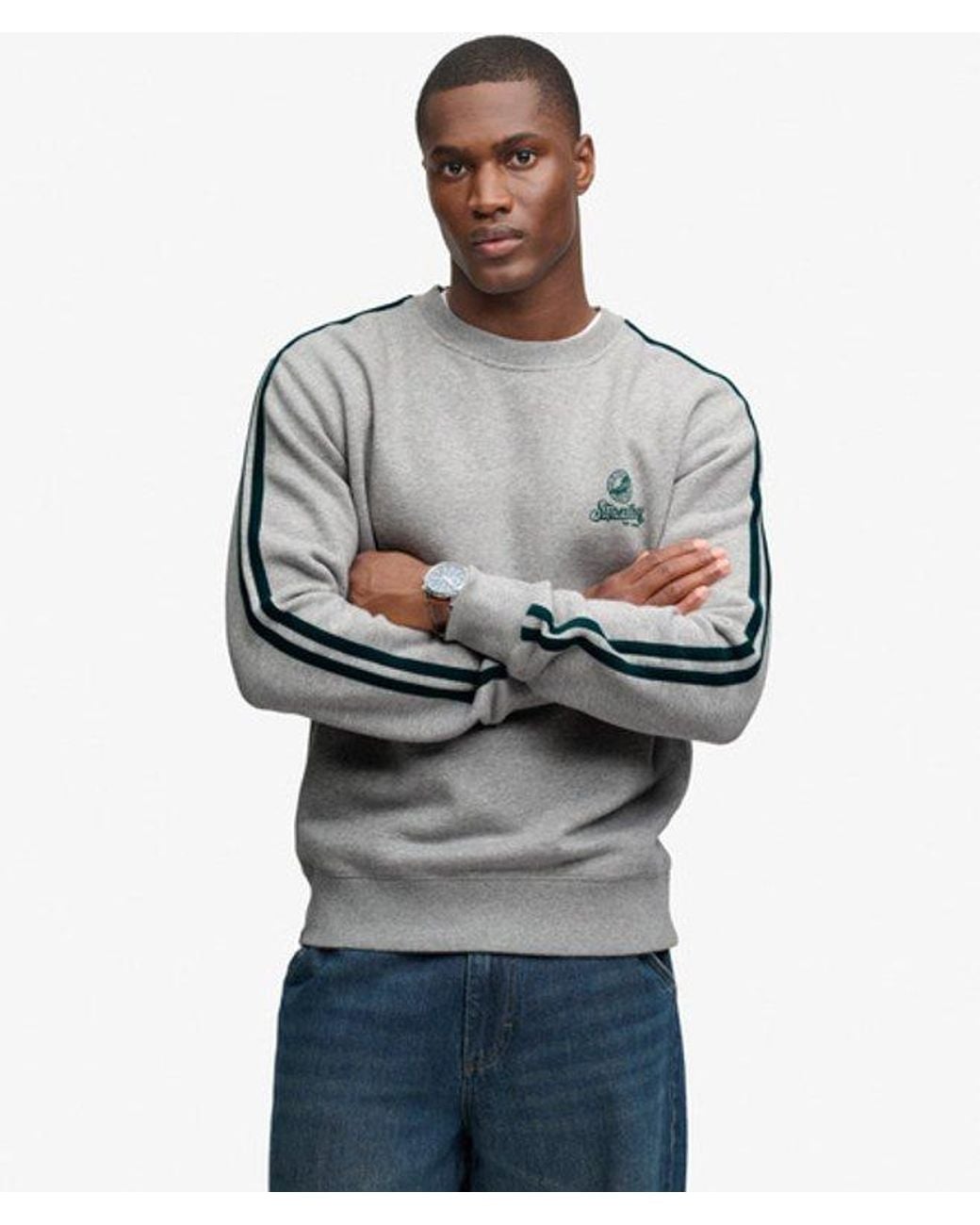 Superdry Gray & Co Athletic Club Graphic Sweatshirt for men