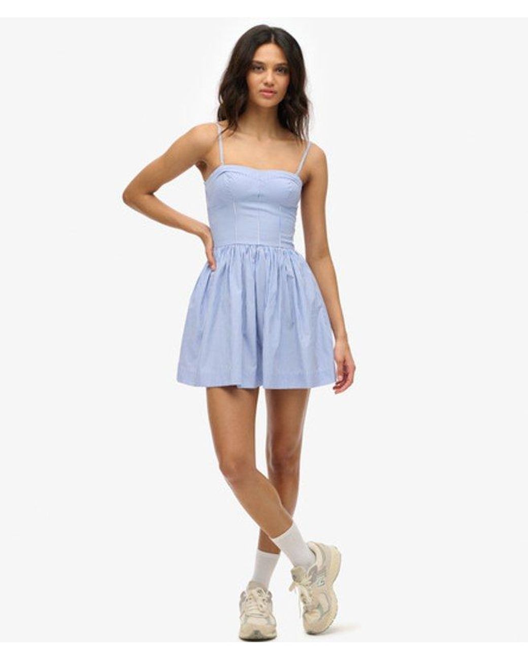 Superdry Blue & Co Corset Cami Mini Dress