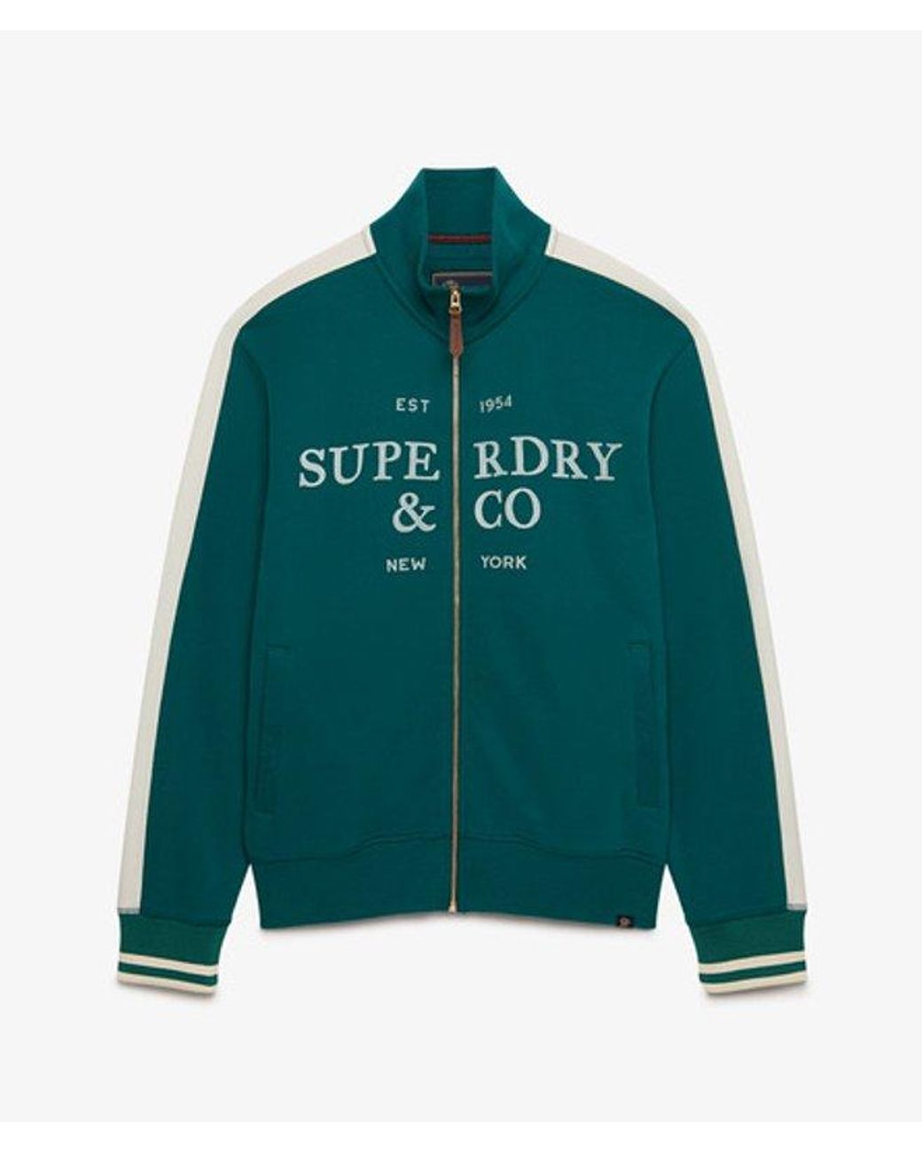 Superdry Green & Co Company Logo Track Top for men