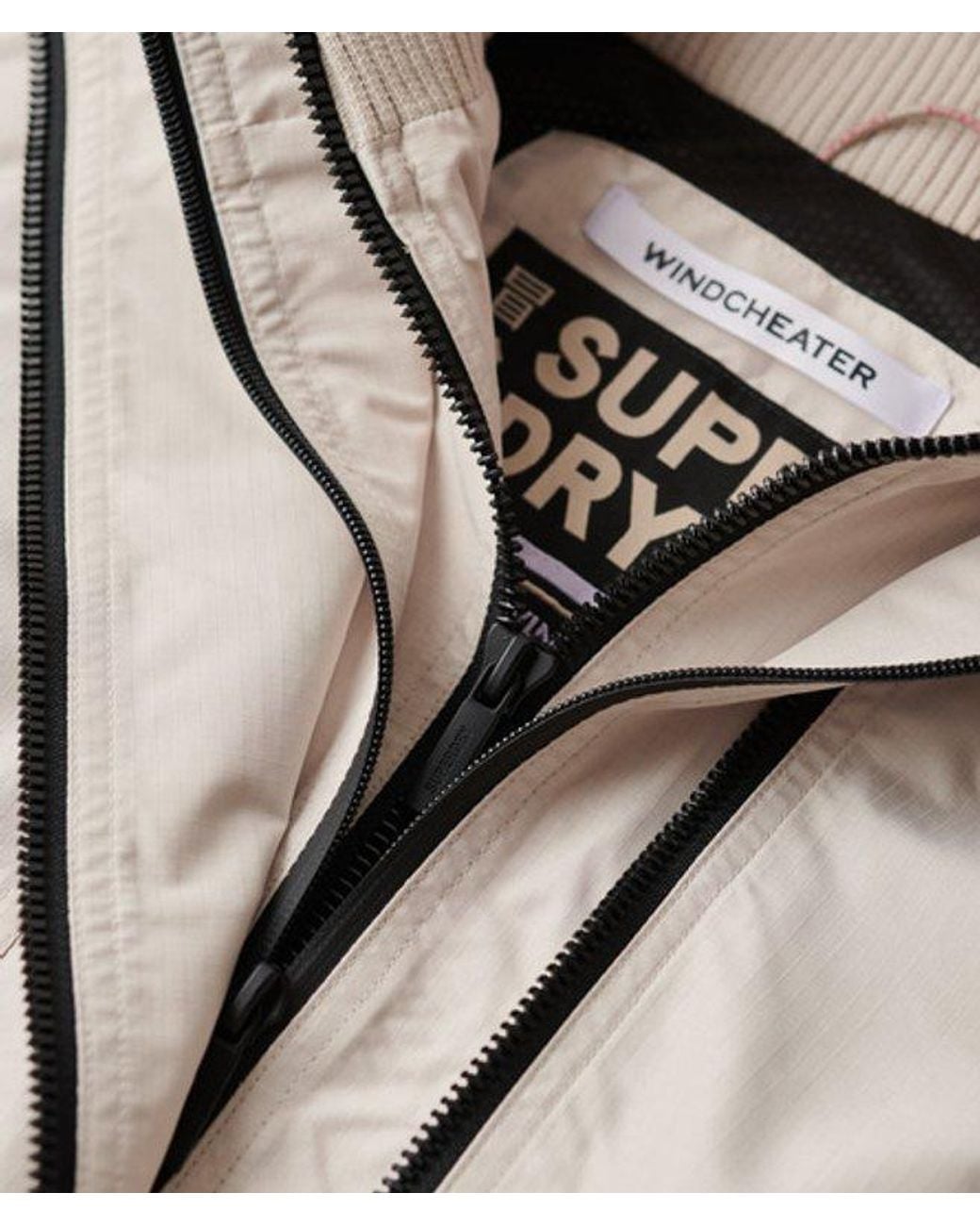 Superdry Natural & Co Hooded Embroidered Sd Windbreaker Jacket