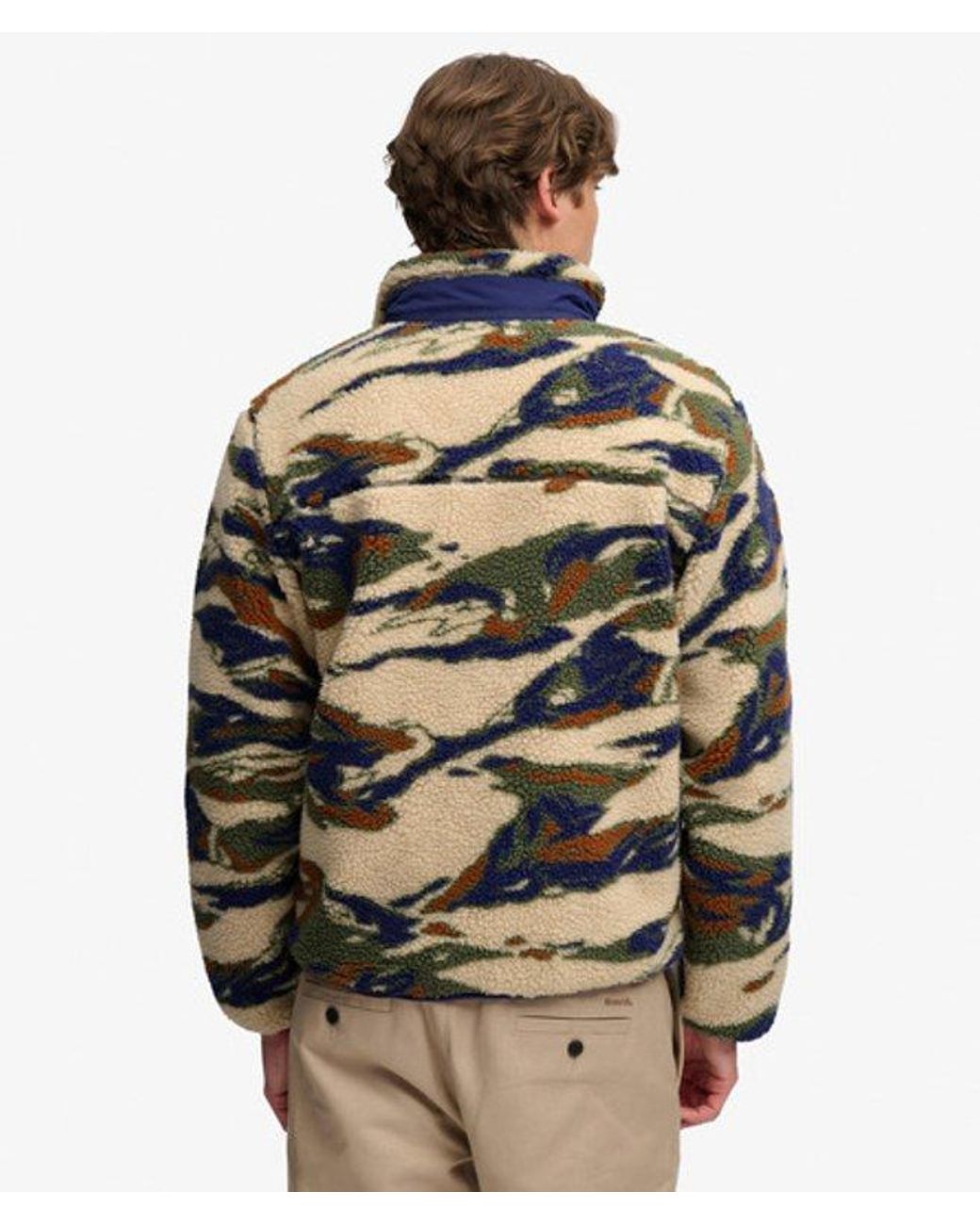 Superdry Green & Co Terrain Fleece Zip Through for men