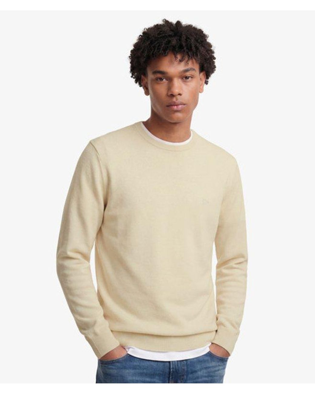 Superdry Blue & Co Essentials Cotton Jumper for men