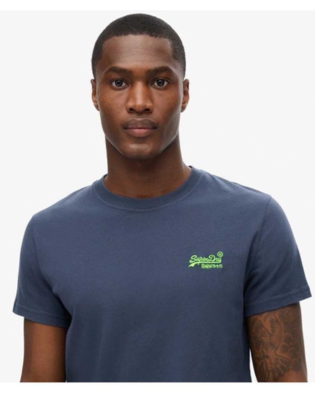 Superdry Blue & Co Essential Logo T-shirt for men