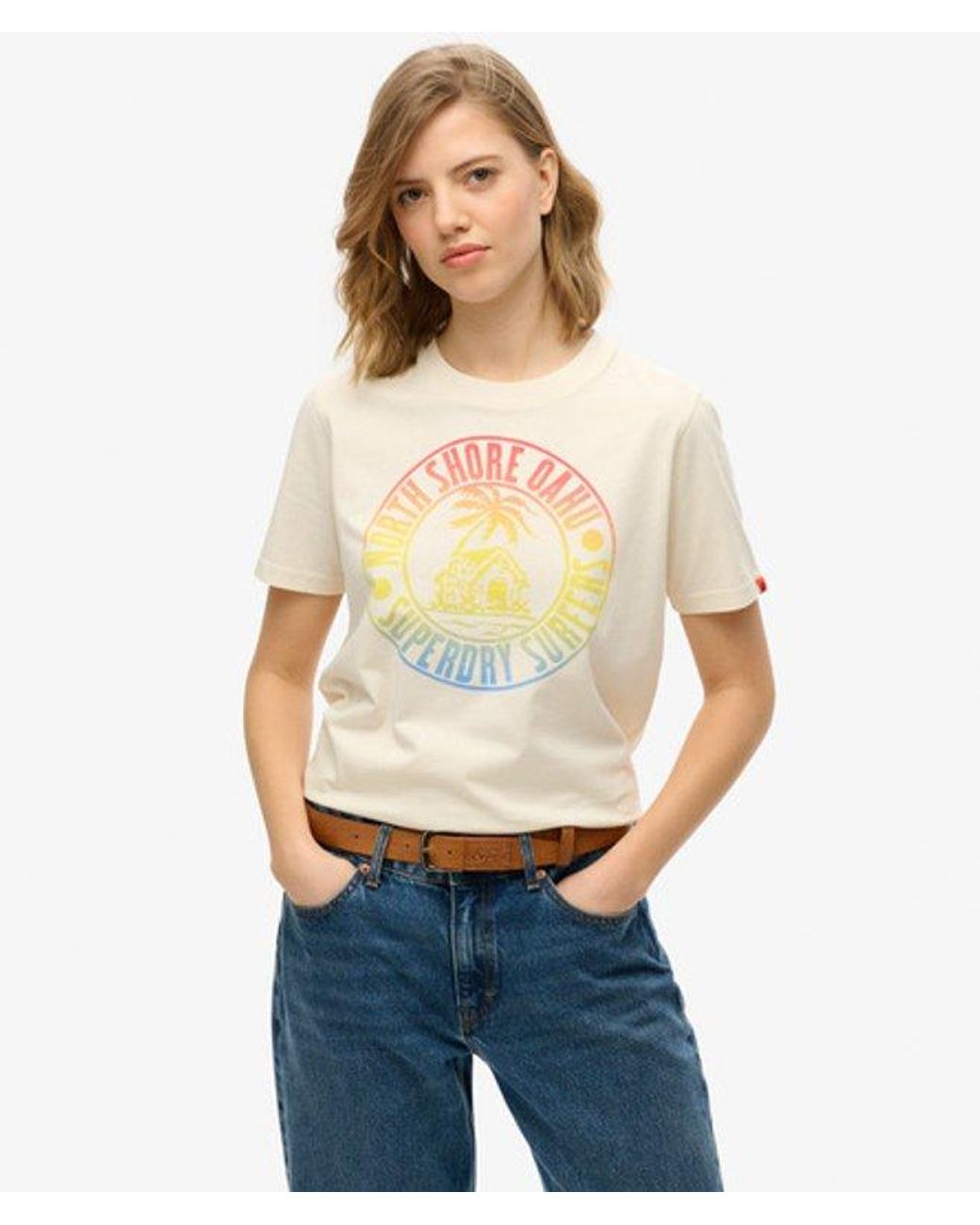Superdry White & Co Lo-fi Outdoor Relaxed T-shirt