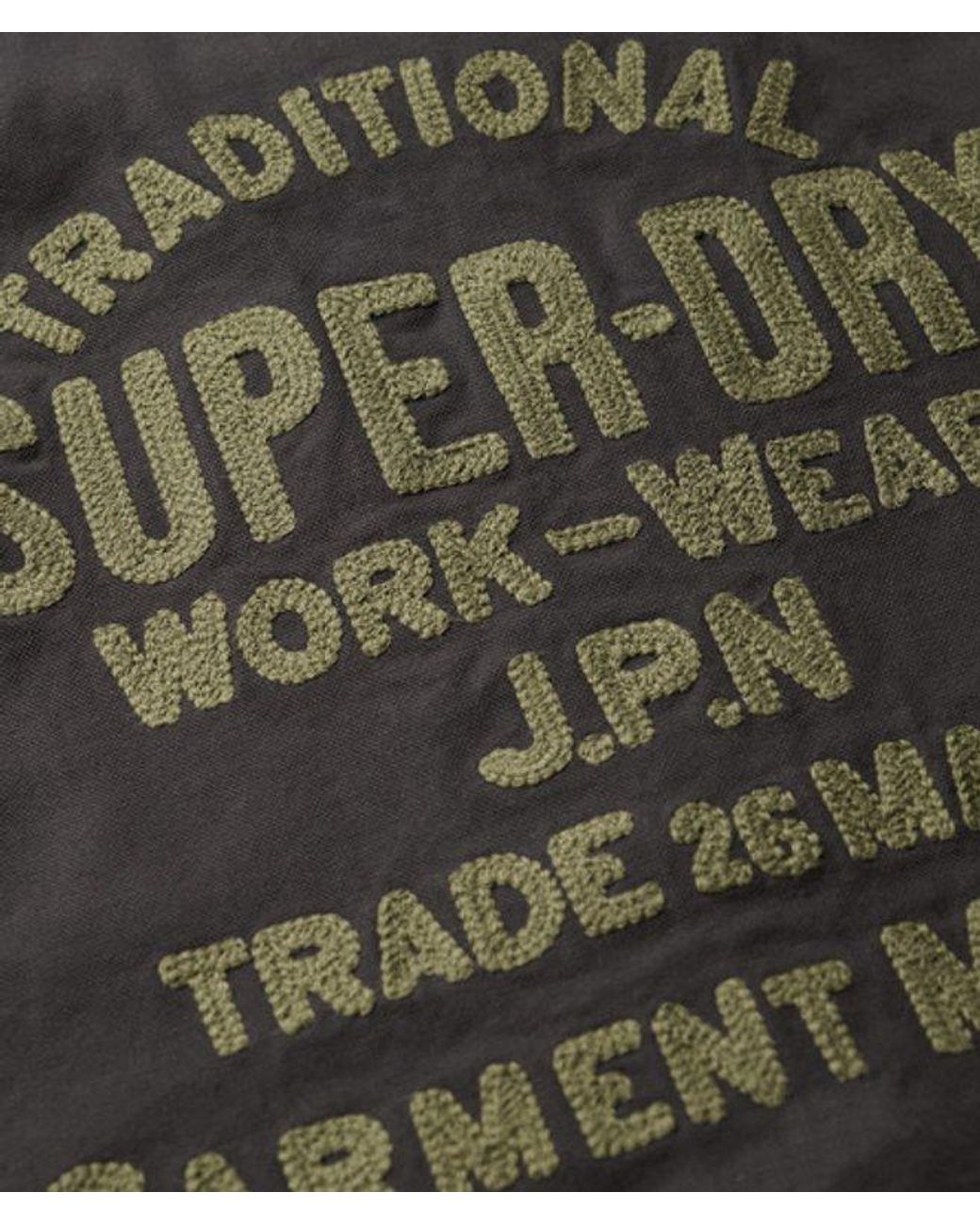Superdry Black & Co Embroidered Chore Jacket