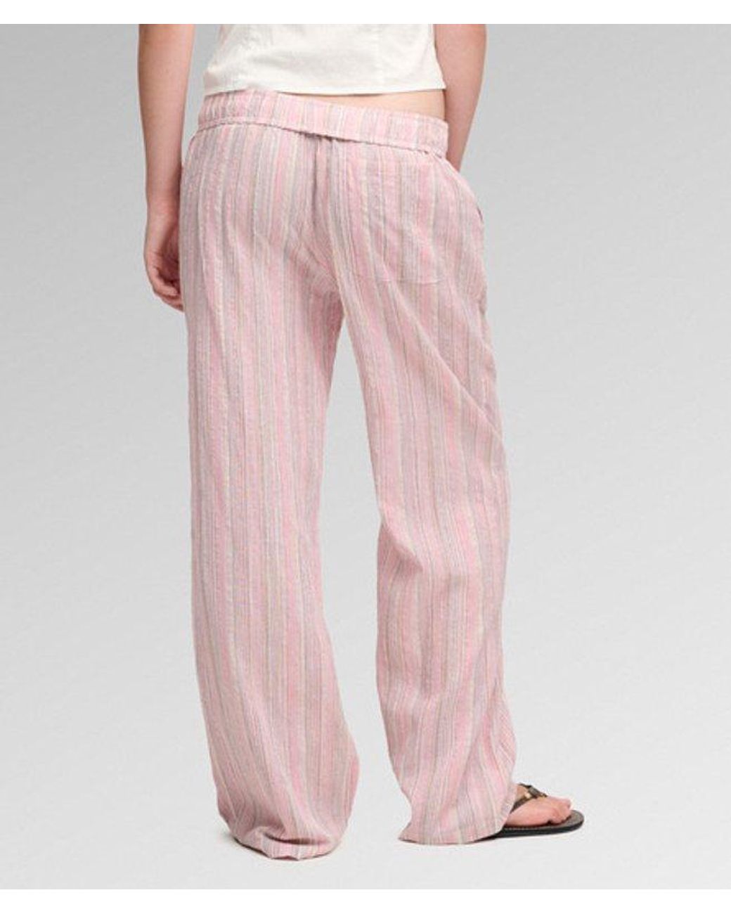 Superdry Pink & Co Komodo Pushkar Stripe Trousers