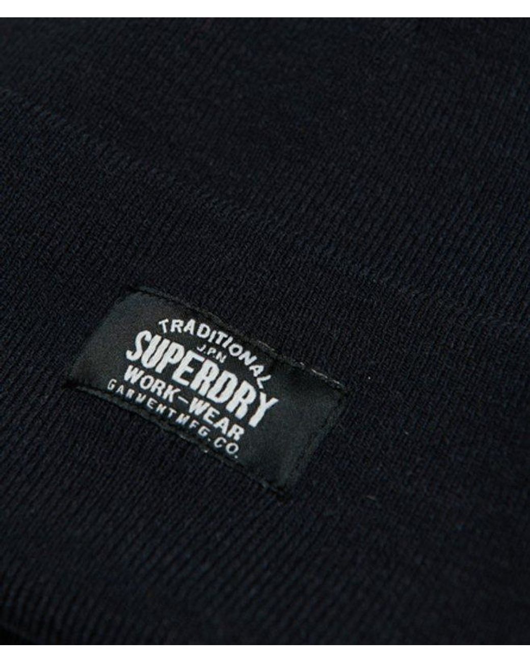 Superdry Black & Co Classic Knitted Beanie