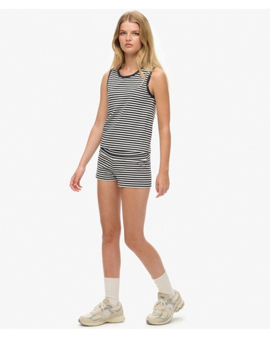 Superdry Blue & Co Athletic Essentials Fold Over Short