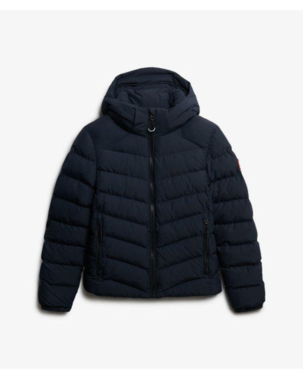 Superdry Blue & Co Hooded Fuji Padded Jacket