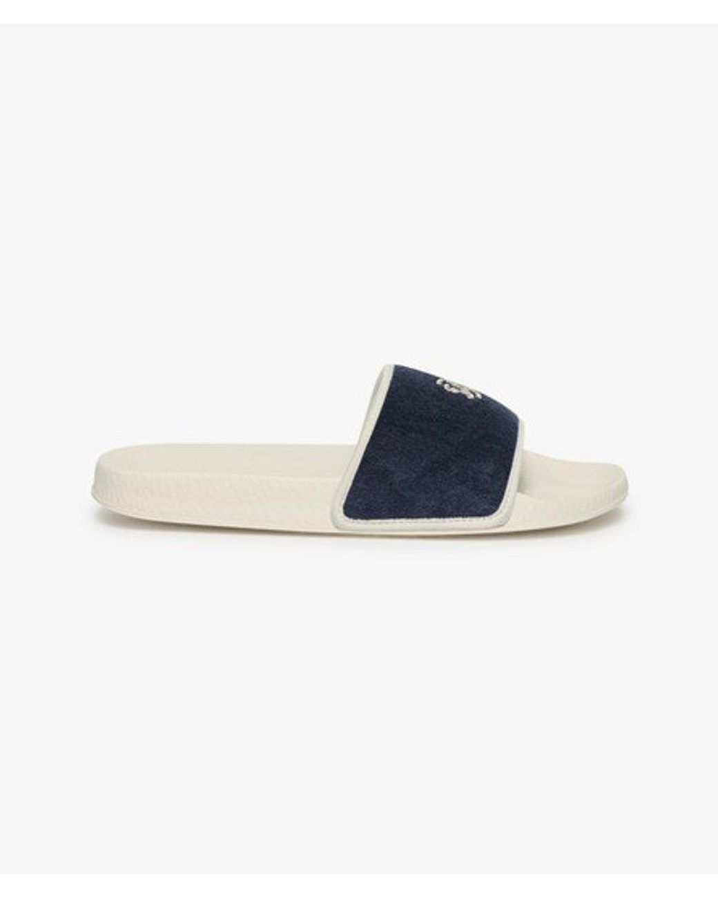 Superdry Blue & Co Towelling Pool Sliders