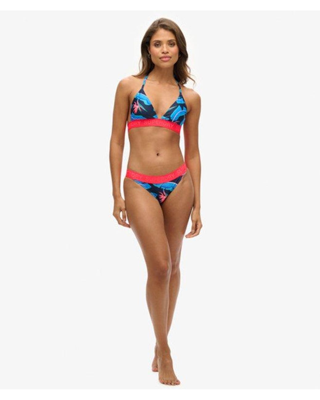 Superdry White & Co Logo Classic Bikini Briefs