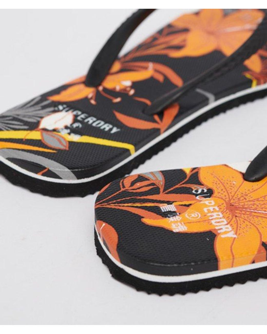 Superdry Black & Co Classic Vintage Flip Flops