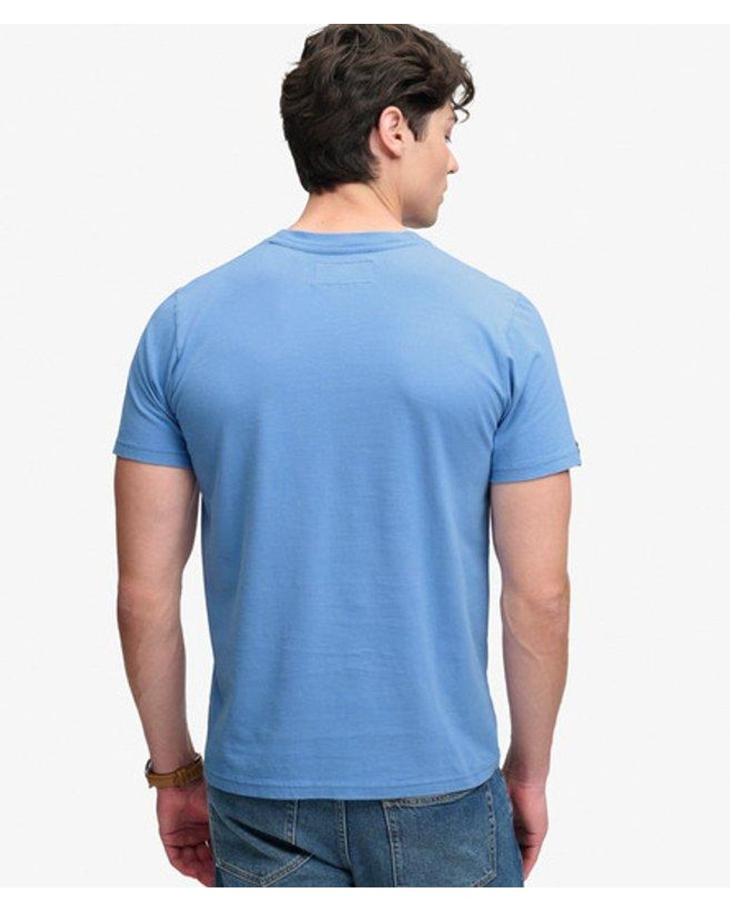 Superdry Blue & Co Lo-fi Dockside T-shirt for men