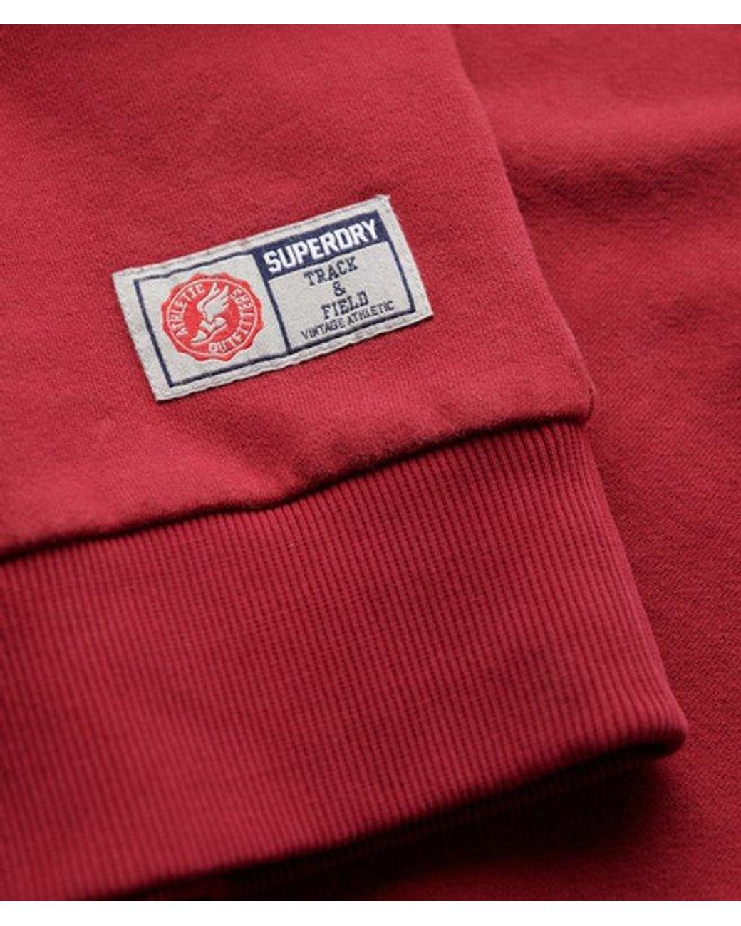 Superdry Red & Co Athletic Printed Sweatshirt for men
