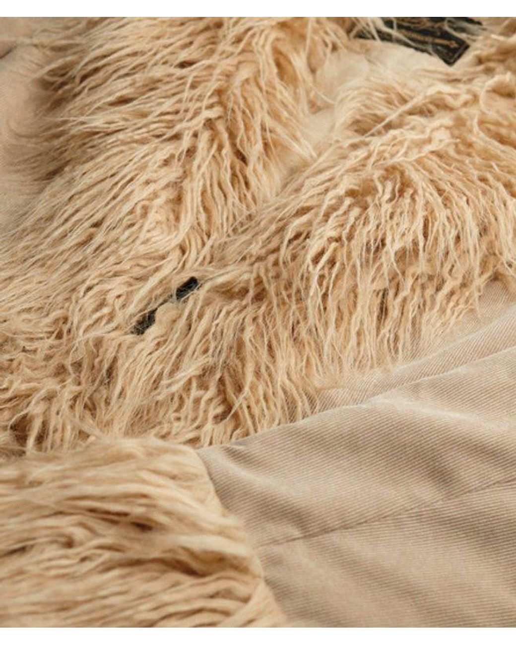 Superdry Blue Long Afghan Coat