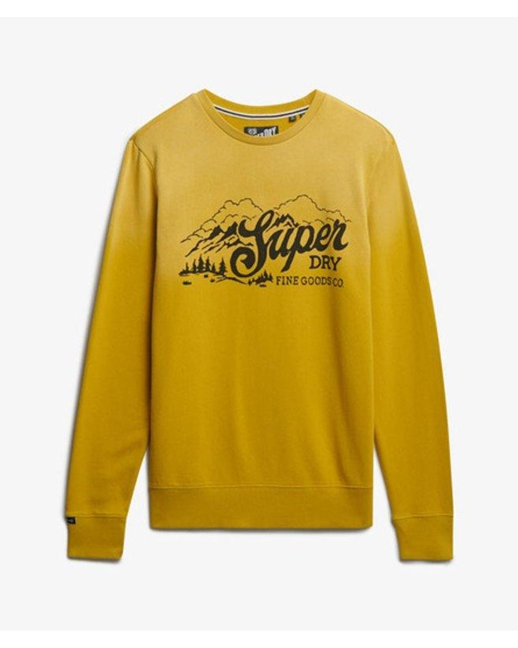 Superdry Yellow & Co Lo-fi Outdoors Relaxed Sweatshirt for men
