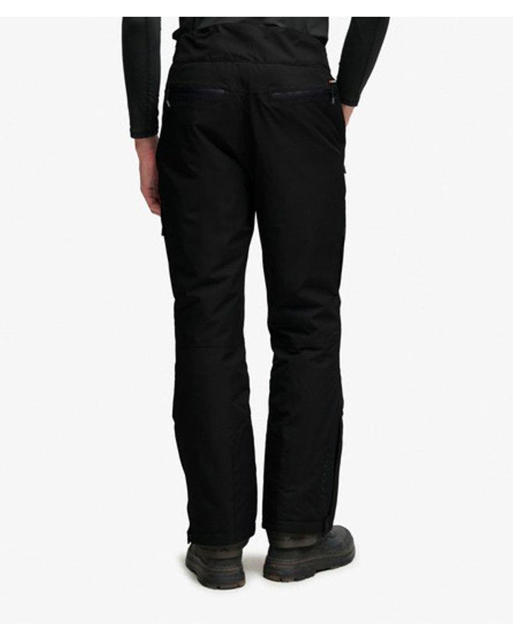 Superdry Black Slim Ski Pants for men
