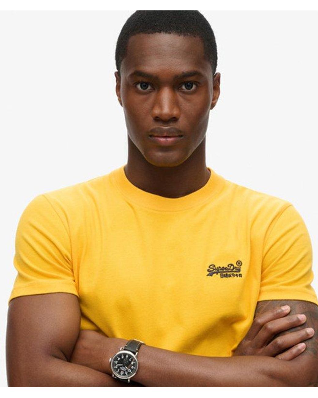 Superdry Yellow & Co Essential Logo T-shirt for men