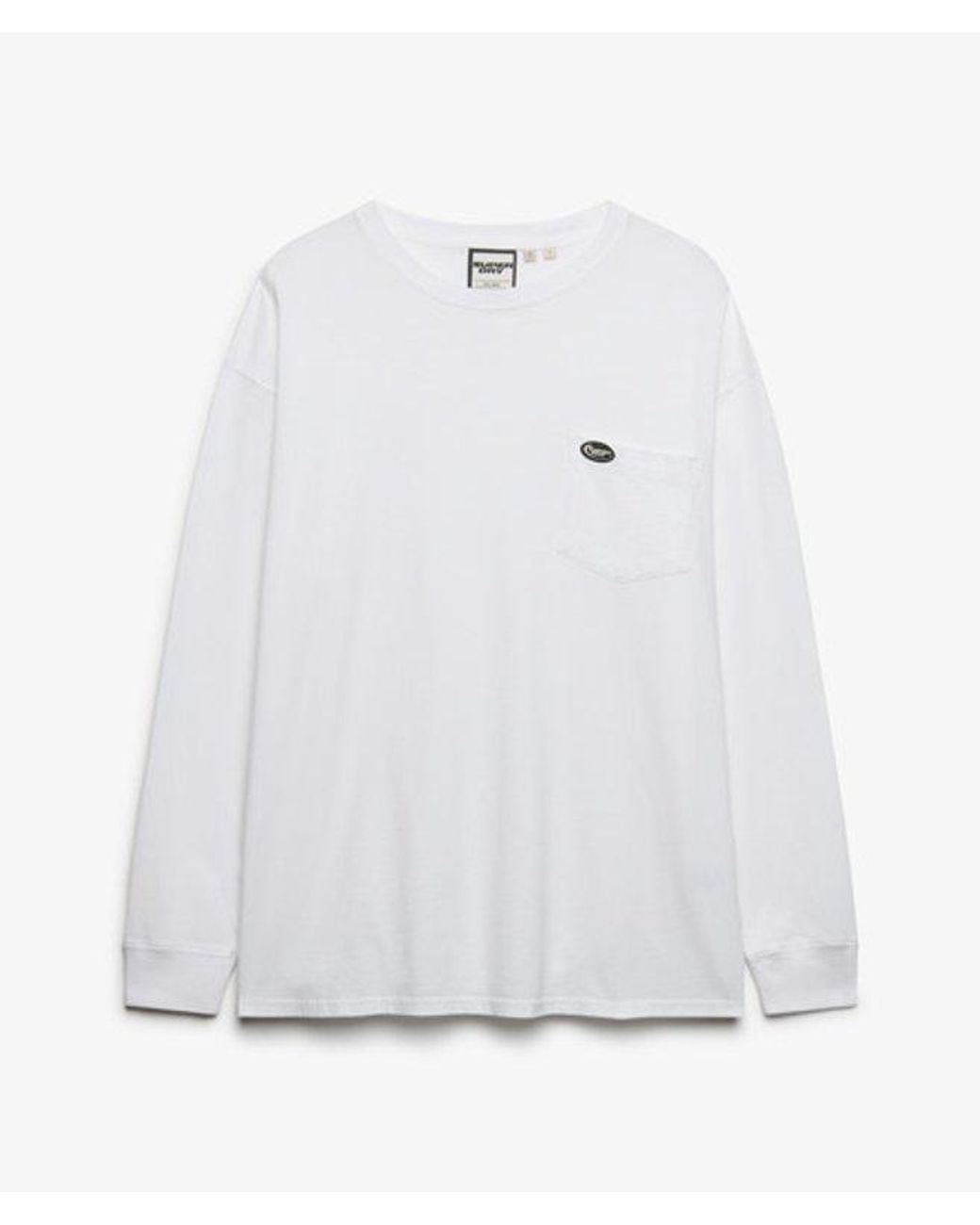 Superdry Gray & Co Long Sleeve Pocket T-shirt for men