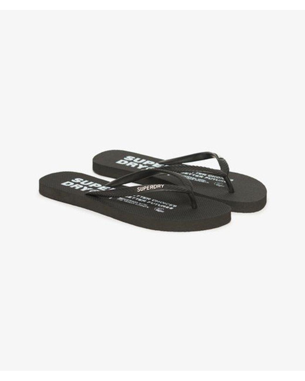Superdry Black & Co Studios Flip Flops