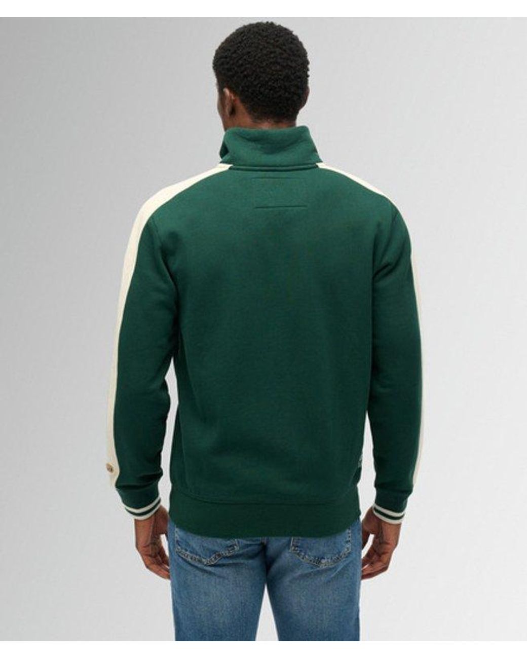 Superdry Green Athletic Club Track Top for men