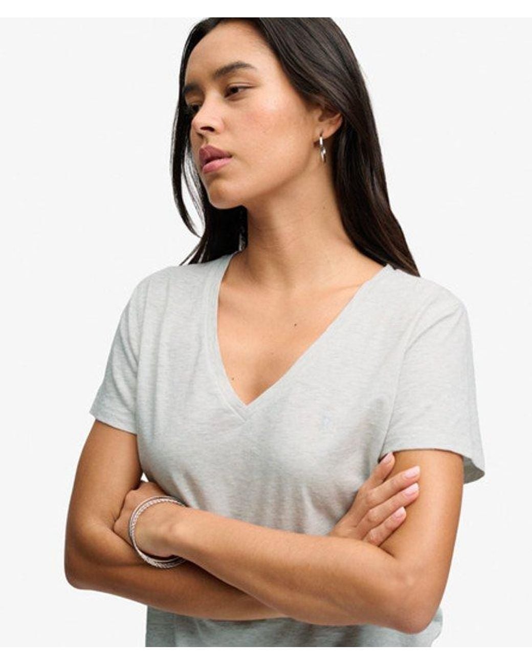 Superdry Brown & Co Studios Slub Embroidered T-shirt