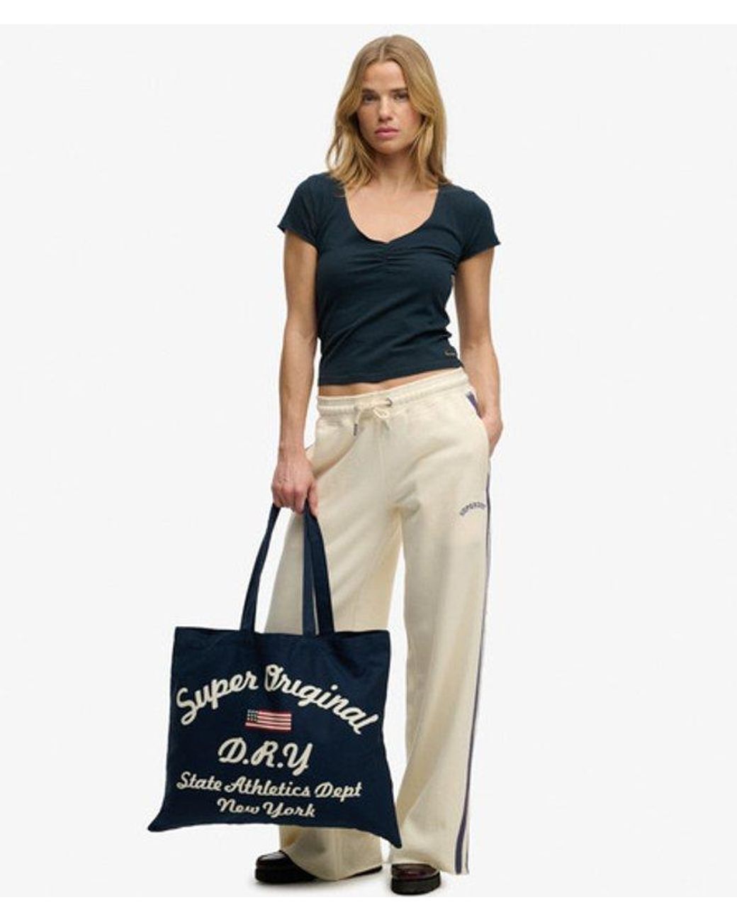 Superdry Tote in het Blue