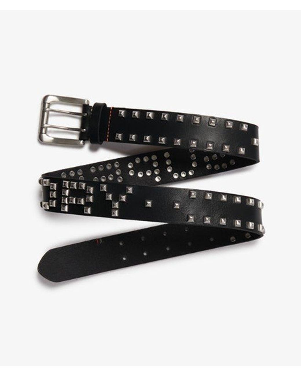 Superdry Black & Co Studded Belt