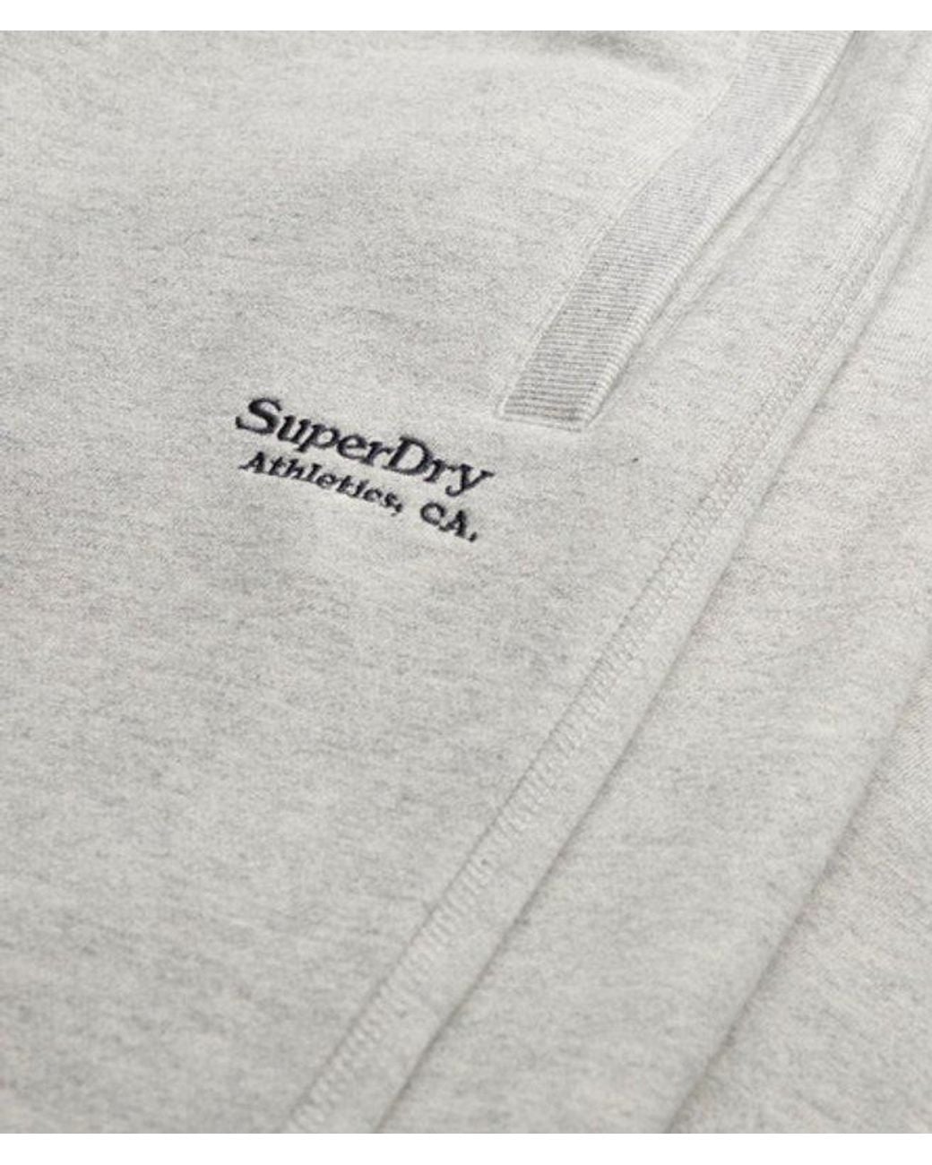 Superdry Blue Essential Logo Cuffed Joggers
