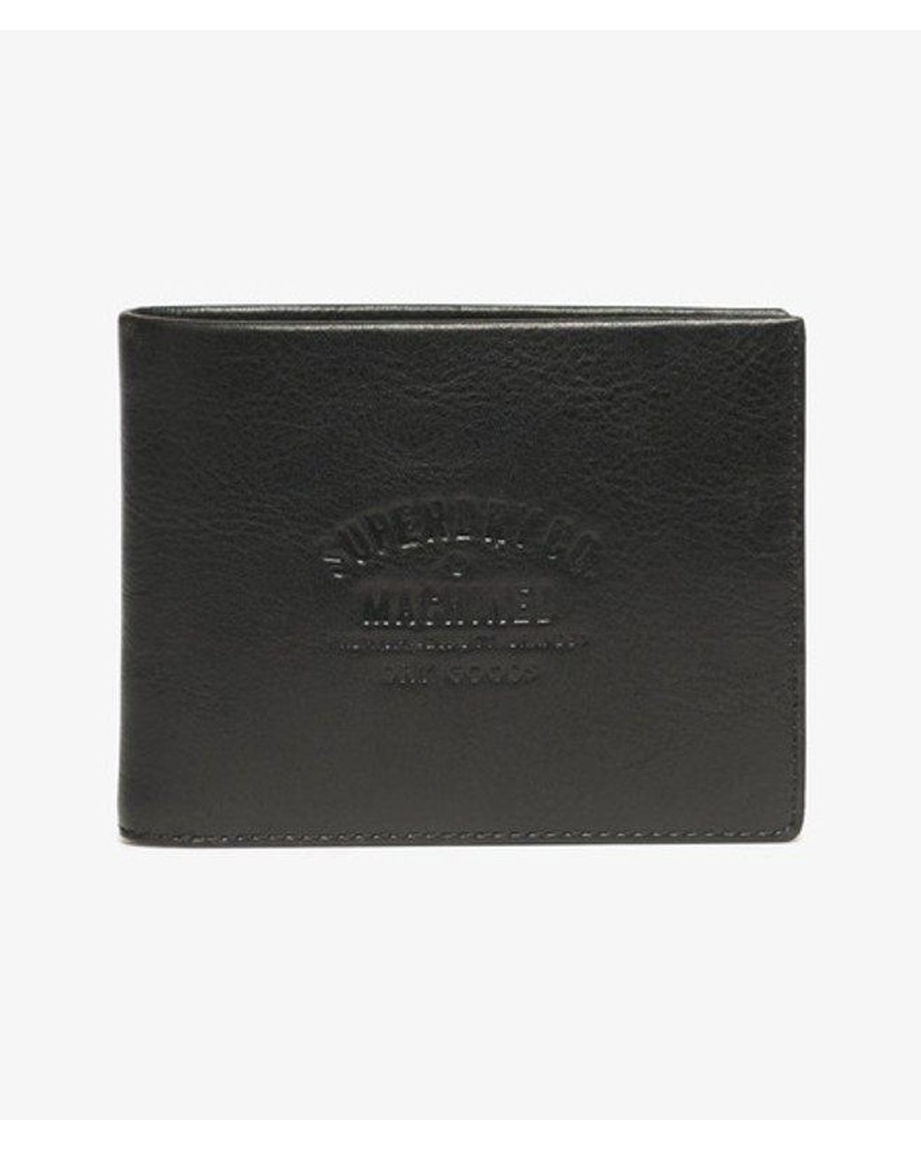 Superdry Black Leather Goods Wallet