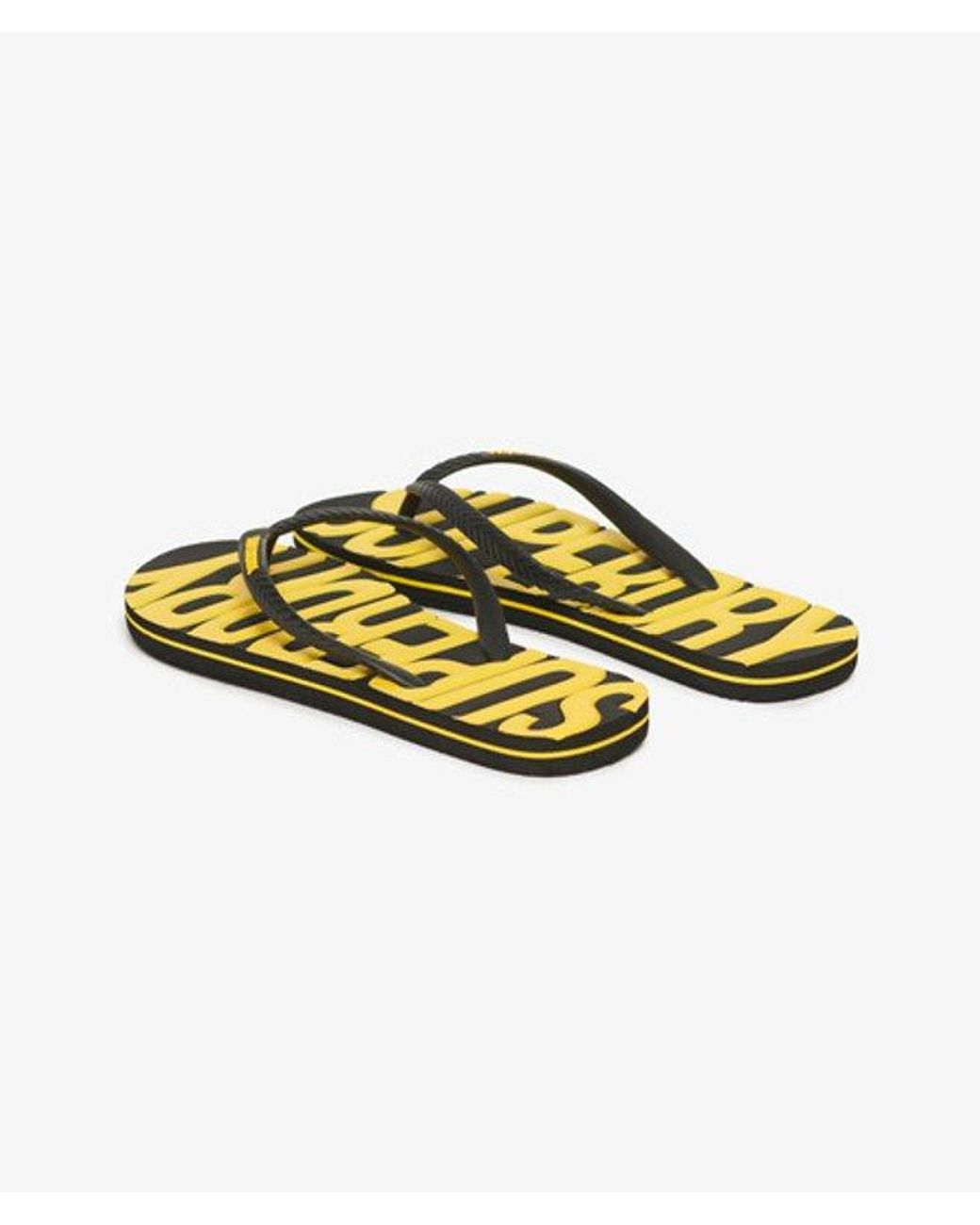 Superdry Yellow & Co Vintage Flip Flops