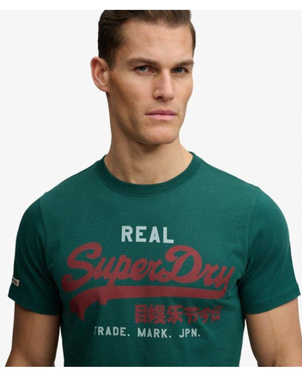 Superdry Green & Co Vintage Logo Classic T-shirt for men