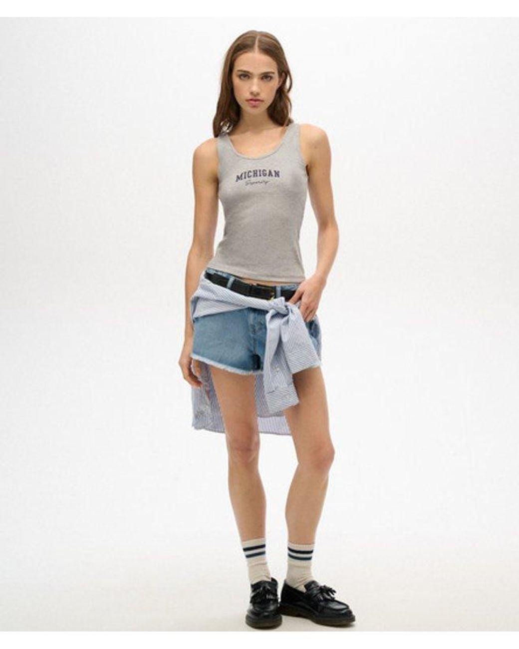 Superdry White & Co Athletic Essential Graphic Vest Top