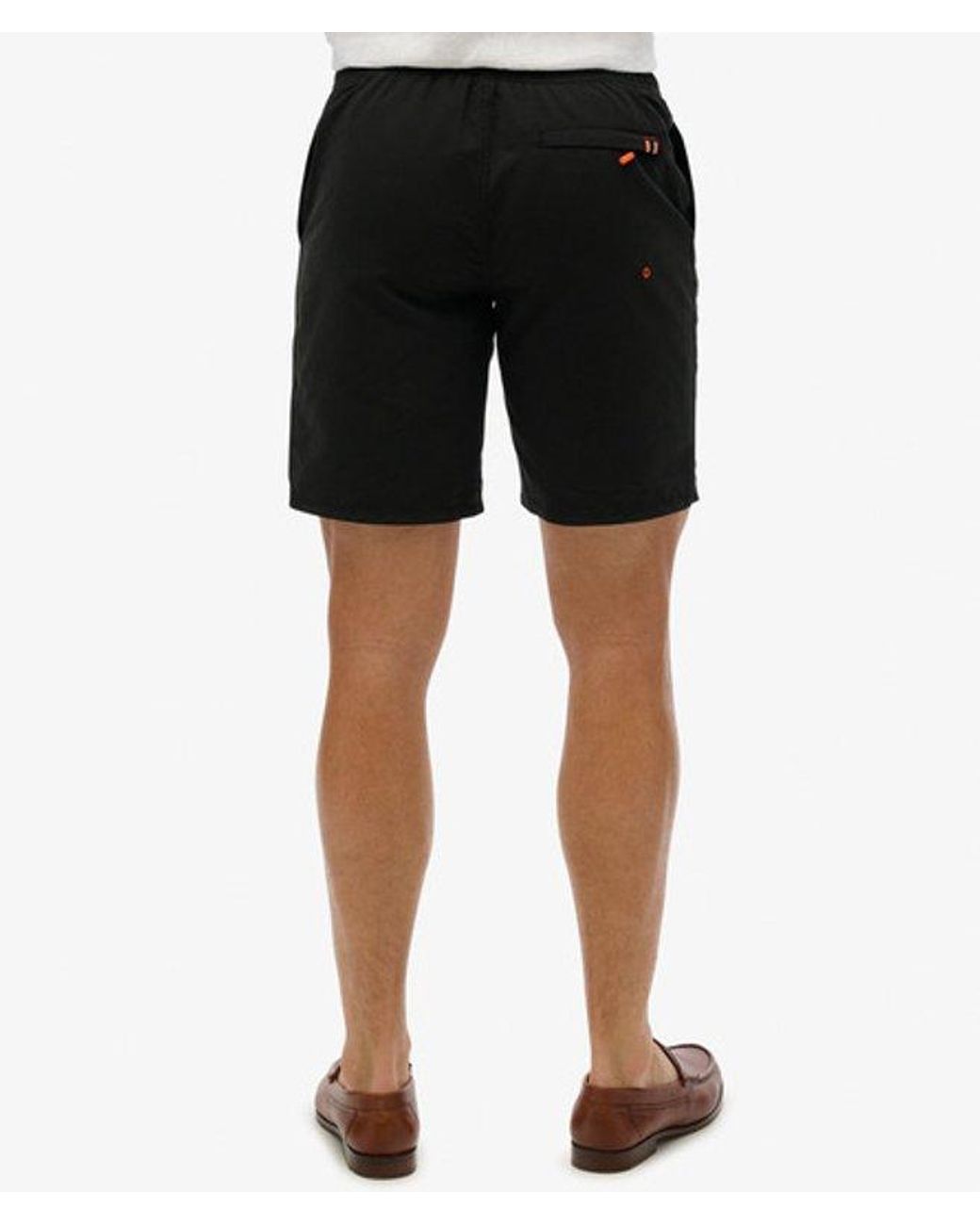 Superdry Black & Co Classic 19- Inch Logo Board Shorts for men