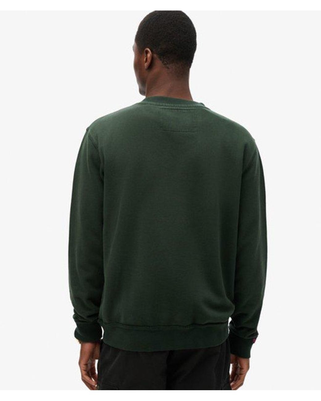 Superdry Green & Co Vintage Athletic Crew Neck Sweatshirt for men