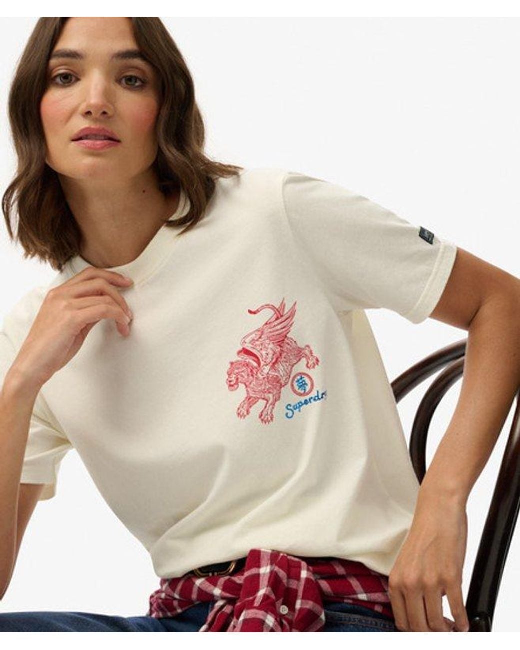 Superdry White & Co Tokyo Narrative Relaxed T-shirt