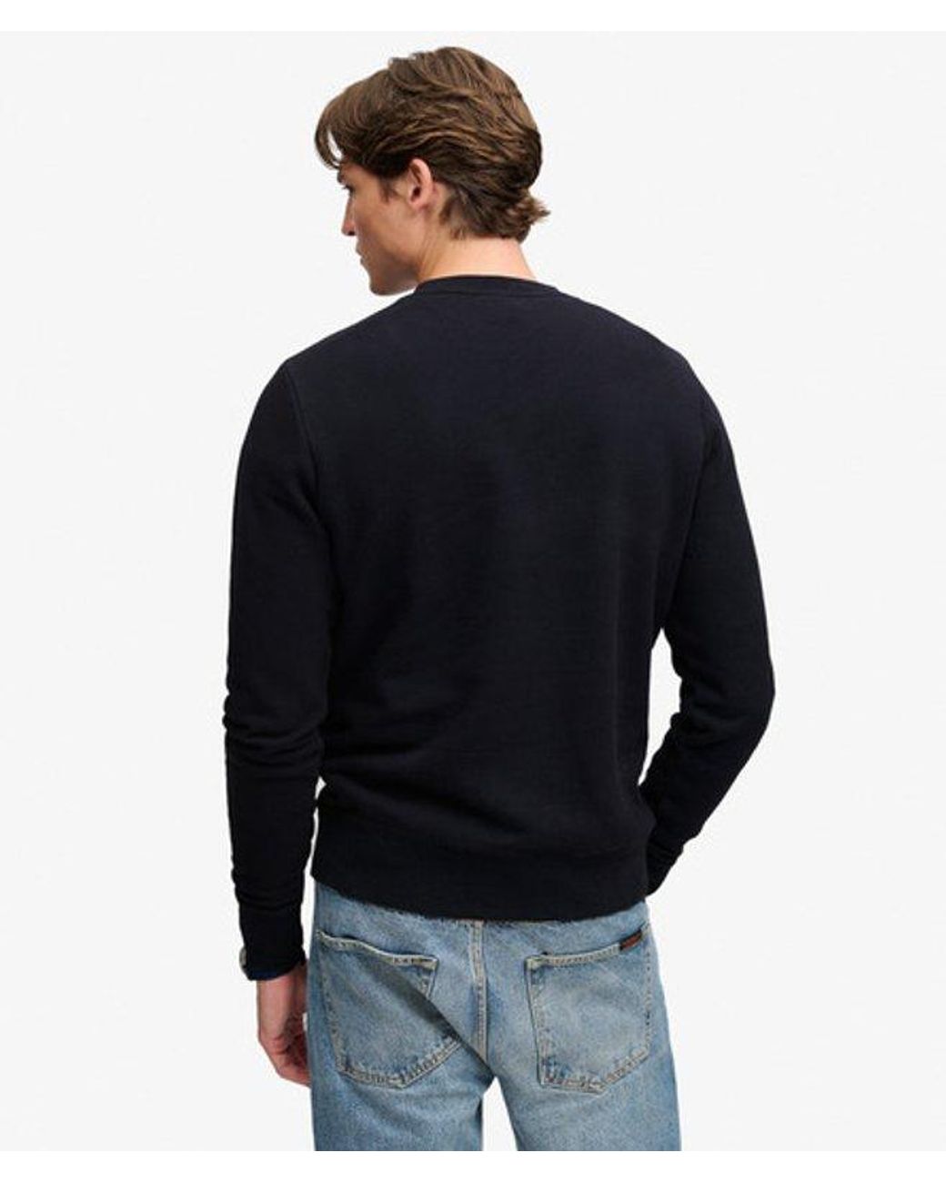 Superdry Blue & Co 1954 Company Relaxed Sweatshirt for men