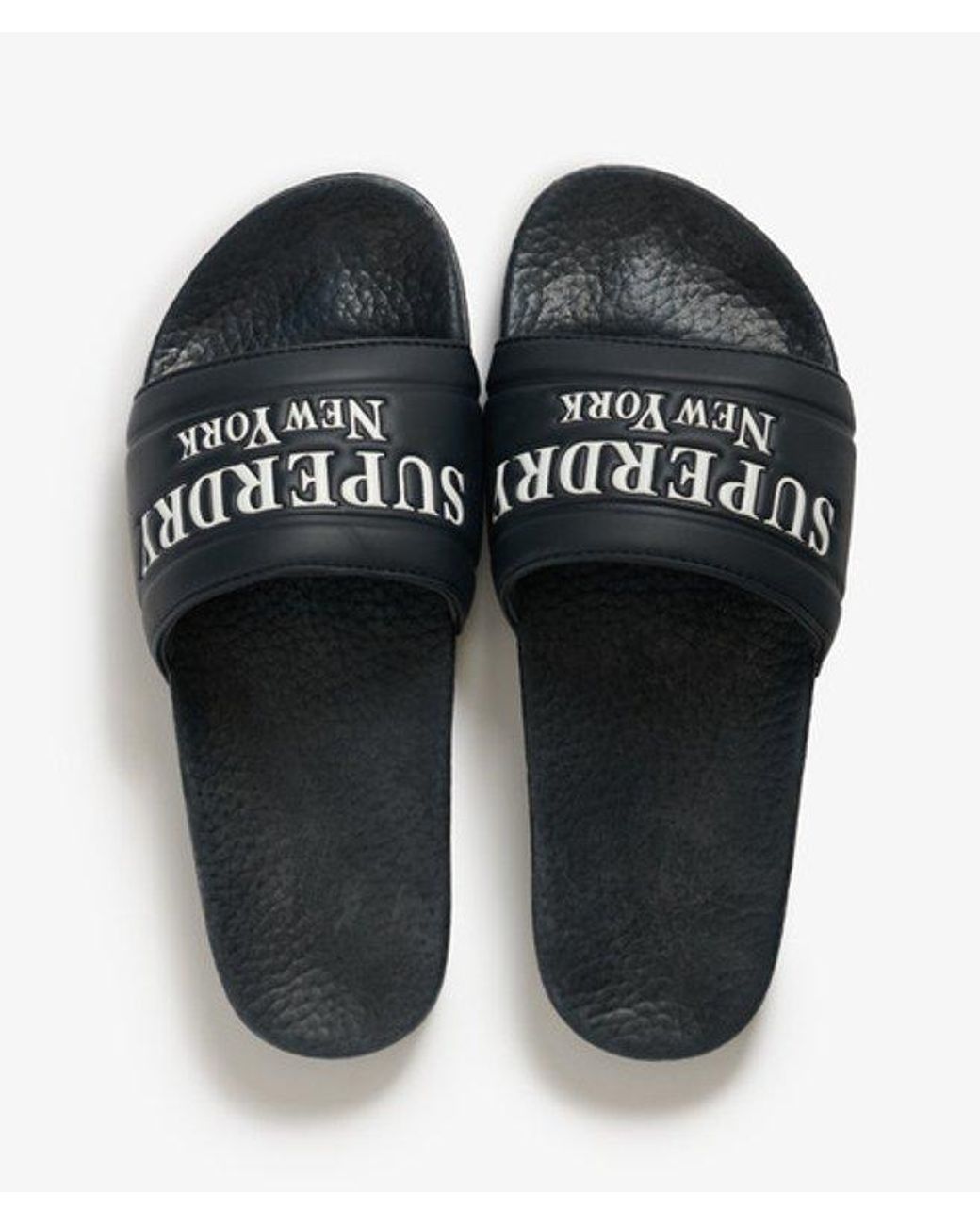 Superdry Blue & Co Destination Pool Sliders