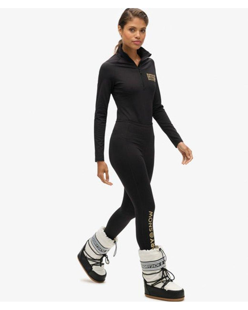 Superdry Black & Co Ski Base Layer leggings