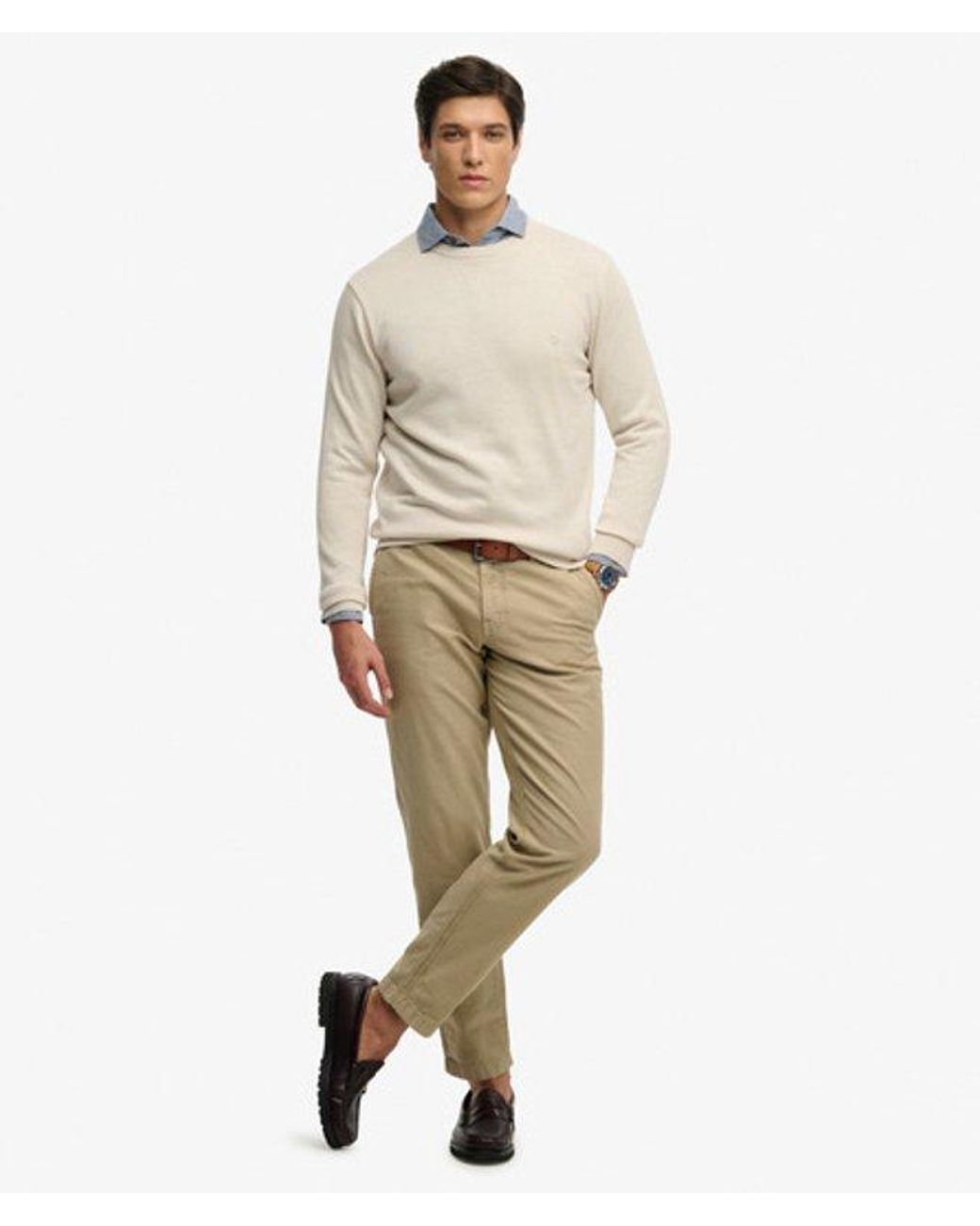 Superdry Natural & Co Essentials Cotton Jumper for men
