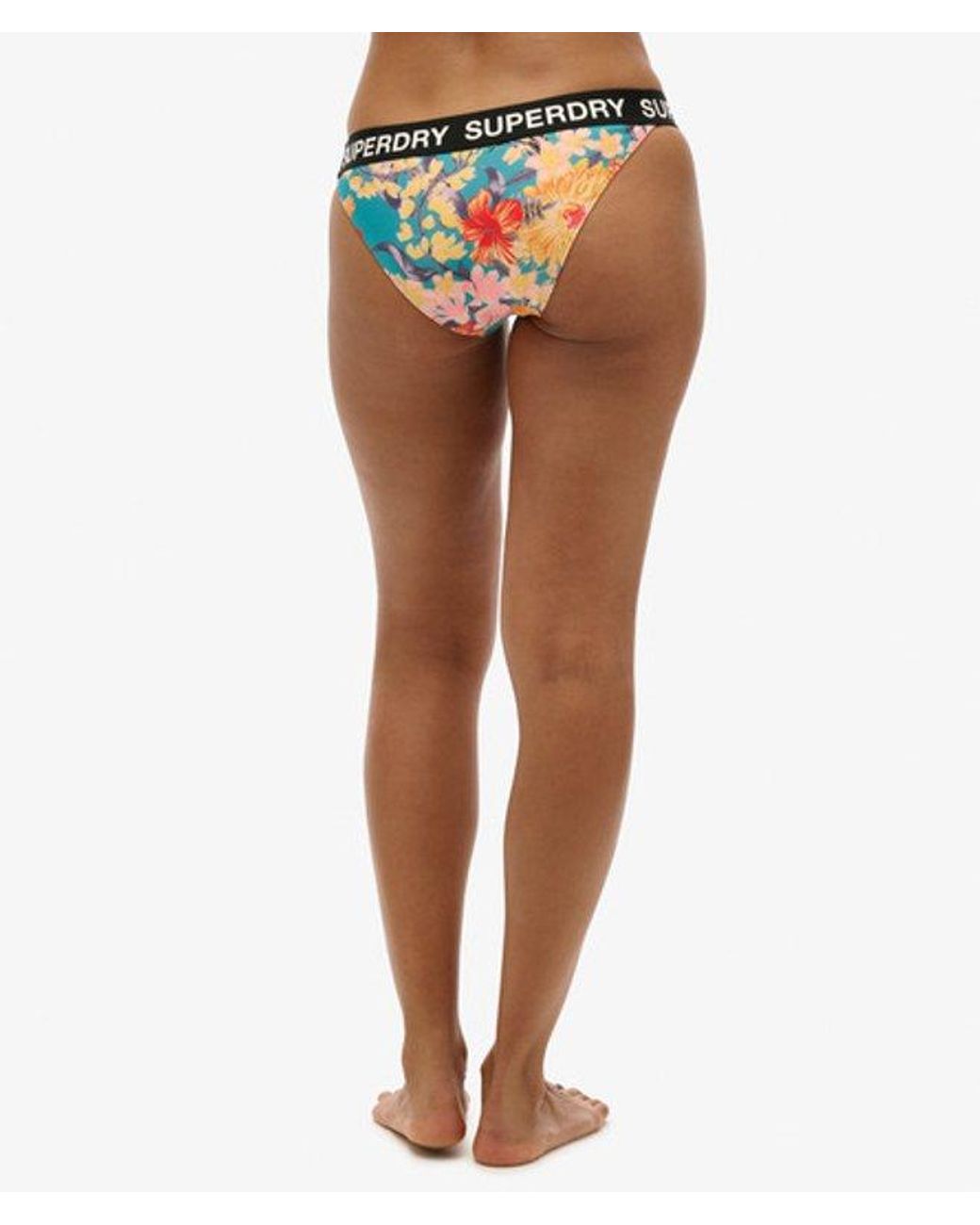 Superdry White & Co Logo Classic Bikini Briefs